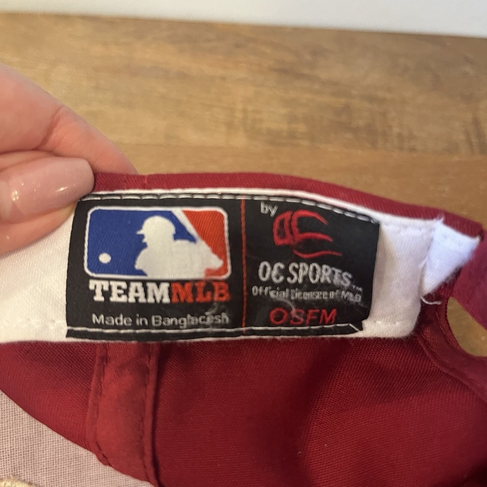 Arizona‎ Diamondbacks MLB Team Hat Red Maroon Adjustable Cap OC Sports OSFM - Picture 7 of 8